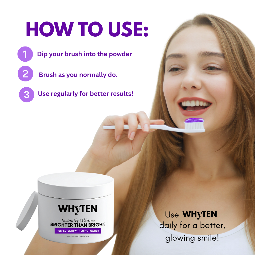 Instant Teeth Whitening Powder